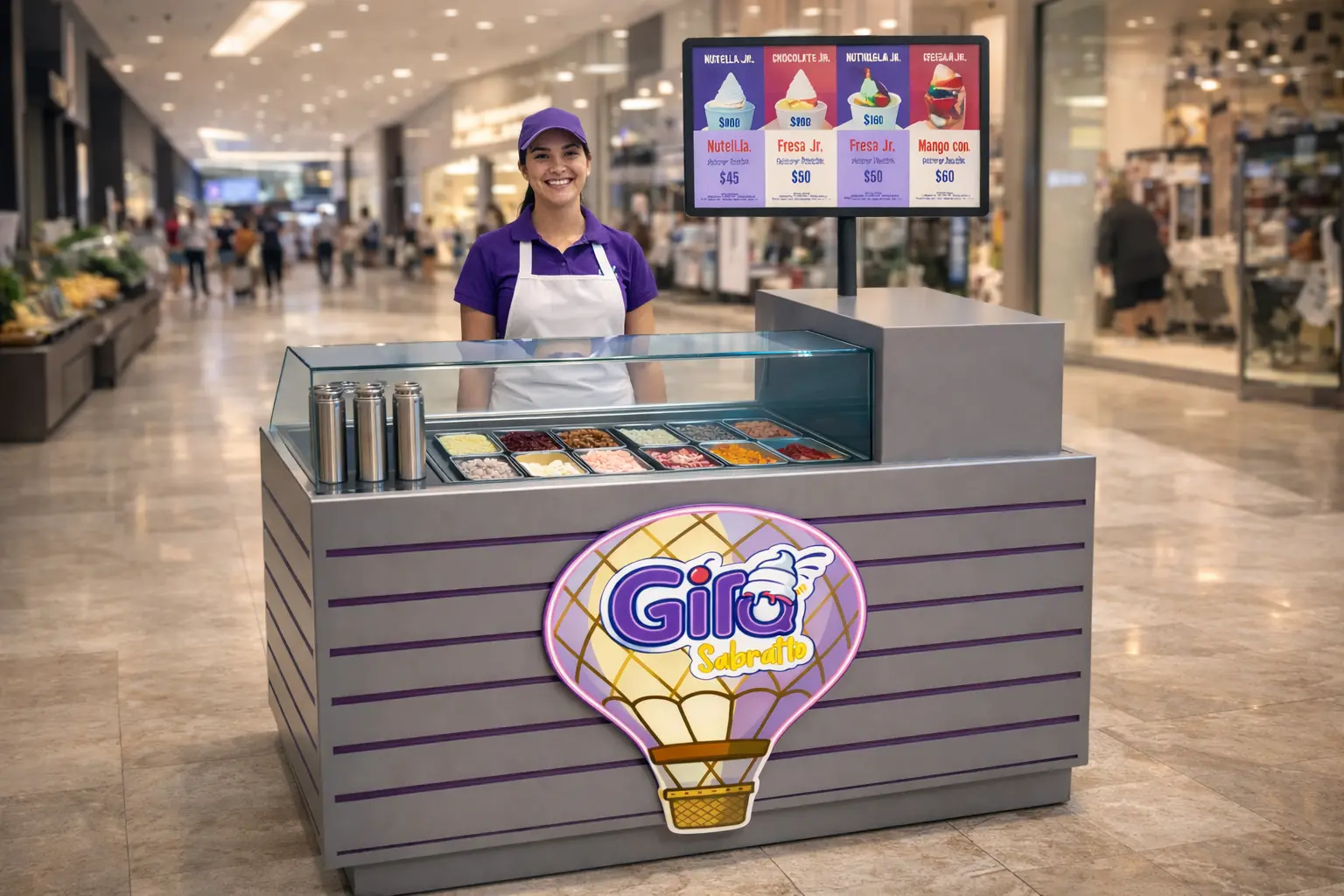 Modern retail clothing store interior with minimalist branding